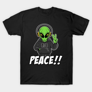 ALIEN PEACE IMAGE T-Shirt